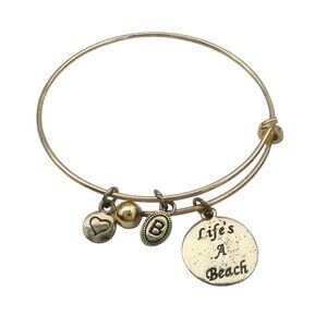 BELLA PERLINA Life's A Beach charm bangle bracelet